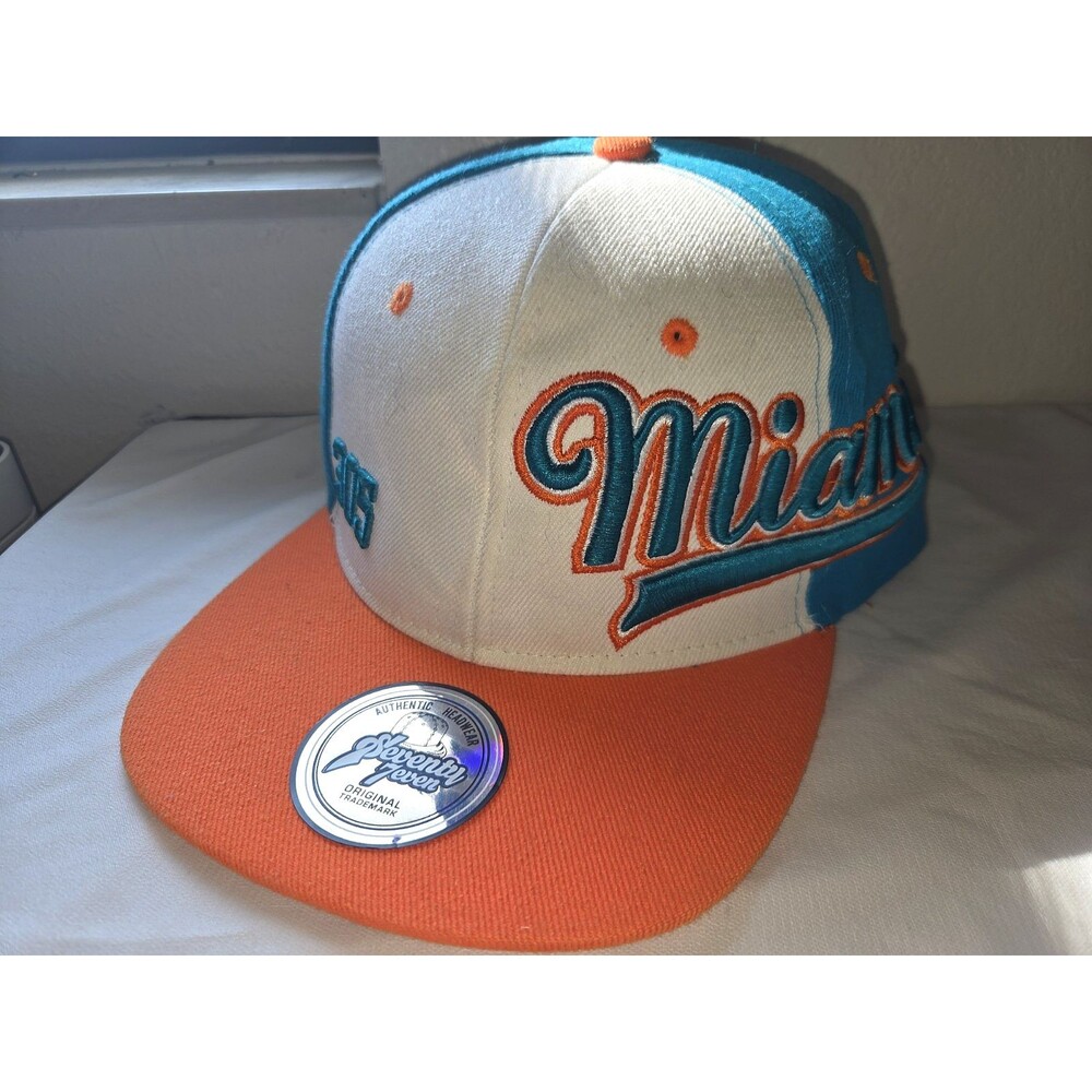 Miami Dolphins Snapback Hat | Seventy 7even 305 City Edition NFL Cap
